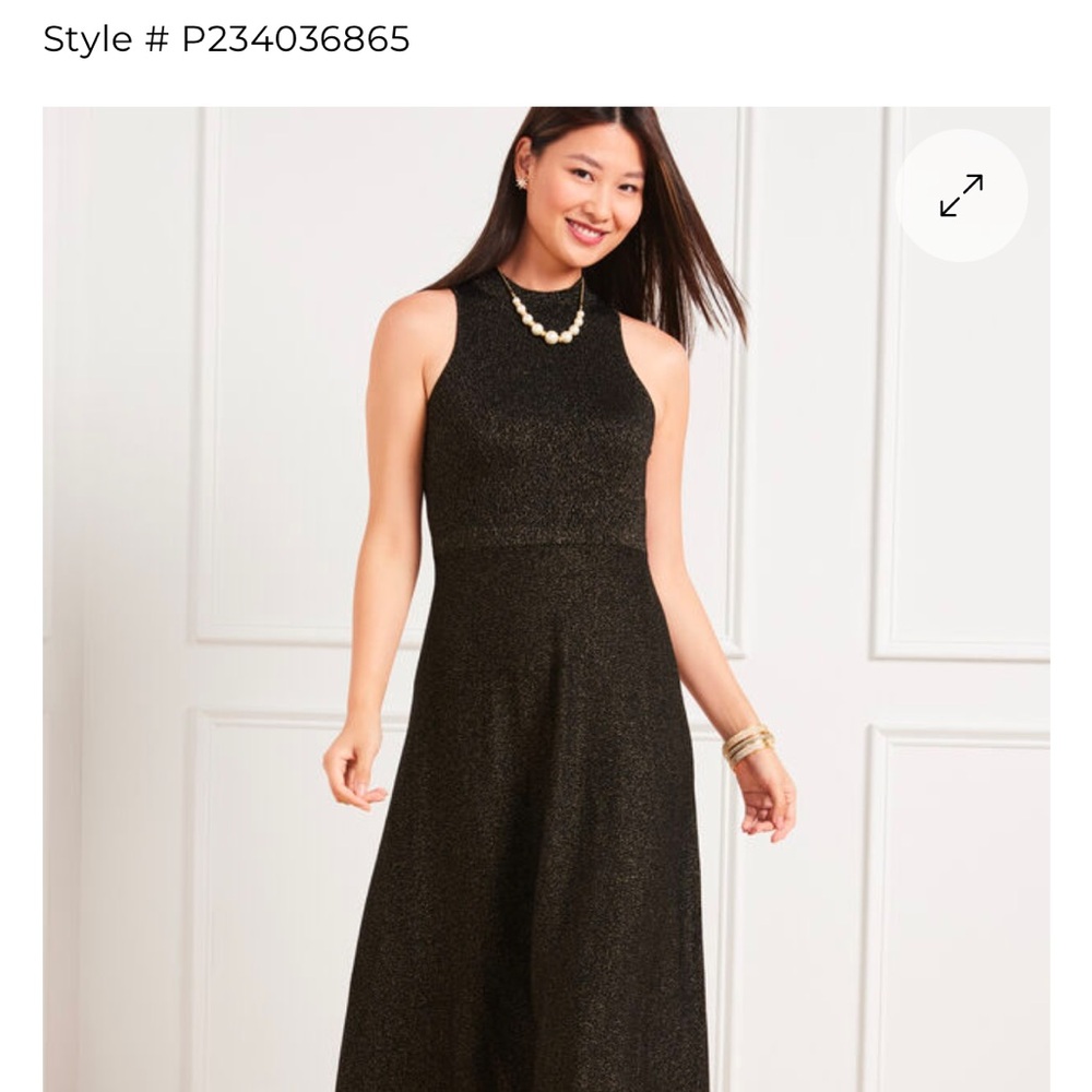 Talbot’s Merino Blend Sleeveless Fit and Flare Sweater Dress, Tag on, size P
